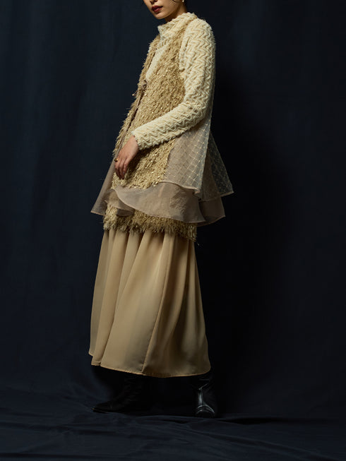 【 予約:8月中旬 】シアーファーハイネックTOPS /M253-83012